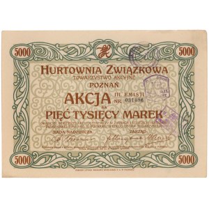 Hurtownia Związkowa w Poznaniu, Em.3, 5.000 mkp