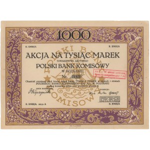 Polski Bank Komisowy w Poznaniu, Em.2, 1.000 mkp