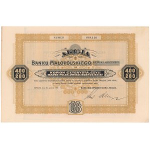 Bank Małopolski, 400 kr 1919