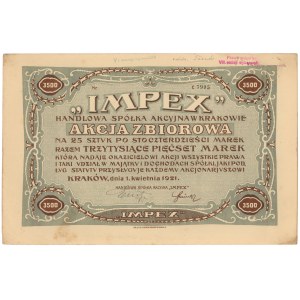 Impex, 25x 140 mkp 1921
