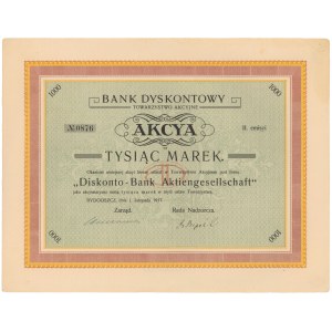 Bank Dyskontowy w Bydgoszczy, Em.2, 1.000 mkp 1917