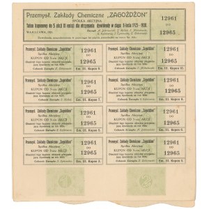 Zagożdżon, Em.3, 5x 1.000 mkp 1923