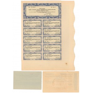 Bank Związku Sp. Zarobkowych w Poznaniu, 100 zł 1935 + czeki