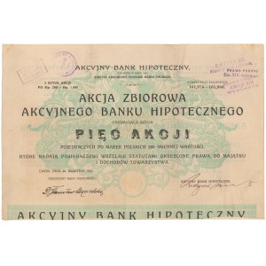 Akcyjny Bank Hipoteczny, 5x 280 mkp 1921