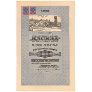 Tow. Naftowe Kaukaz, Em.2, 5x 10.000 mk 1923