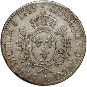 France, Louis XVI, Écu 1783 A, Paris