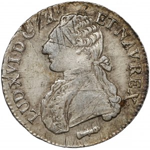 France, Louis XVI, Écu 1783 Q, Perpignan