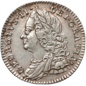 Wielka Brytania, Jerzy II, 6 pensów 1758