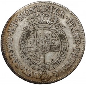 Italy, Duchy of Savoy, Carlo Emanuele III, 1/2 scudo 1755