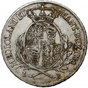 Italy, Duchy of Milan, Joseph II, 1/2 scudo 1782 LB