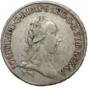 Włochy, Księstwo Mediolanu, Józef II, 1/2 scudo 1782 LB