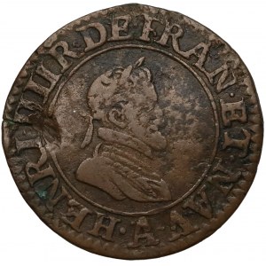 Francja, Henryk IV, Double Tournois 1603-A, Paryż