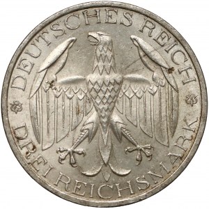Germany, Weimar, 3 mark 1929 - Waldecks