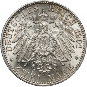Niemcy, Prusy, 2 marki 1901 - 200. lecie Królestwa