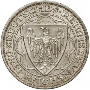 Niemcy, Weimar, 3 marki 1927-A - Port w Bremie