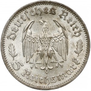 Germany, III Reich, 5 mark 1934 F - Schiller