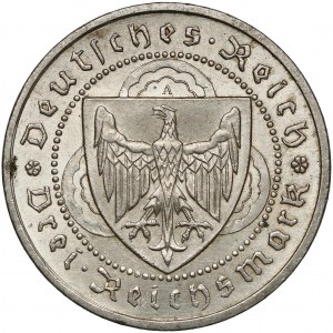 Germany, Weimar, 3 mark 1930 A - Vogelweide