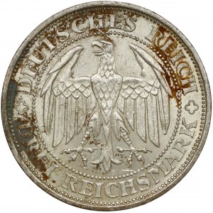 Germany, Weimar, 3 mark 1929 E - Meissen