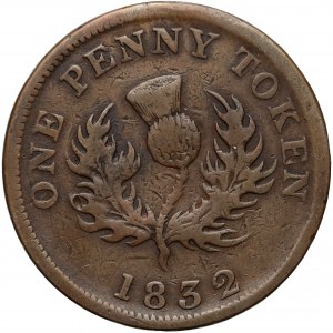 Canada, Nova Scotia, Token Penny 1832