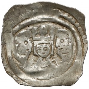 Österreich, Rudolf I (1273-91), Pfennig St. Veit - König, der zwei Köpfe erhebt