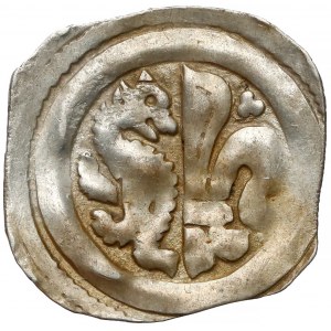 Österreich, Albrecht I (1282-98), Pfennig Graz - Drache und halbe Lilie