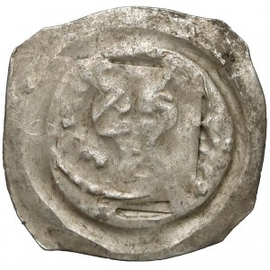 Österreich, Albrecht I (1282-98), Pfennig Graz - Kreuz zwischen Flügel, darüber Bindenschild