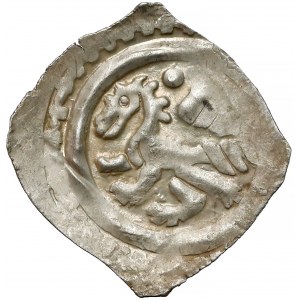 Österreich, Albrecht I (1282-98), Pfennig Graz - Panther unter dem Schild