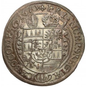 Austria, Ołomuniec, Karol II z Lichtenstein, 3 krajcary 1670 - piękne