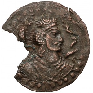 Hunowie Nezak, Drachma Brązowa, 500-620r. n.e.