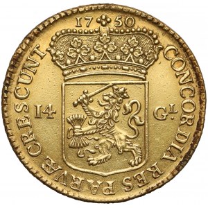 Netherlands, Utrecht, 14 gulden 1750 - Gouden rijder