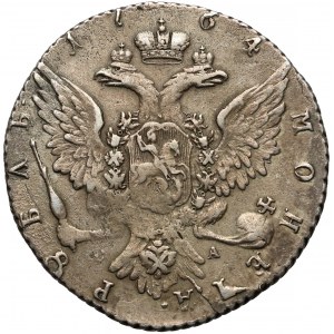 Rosja, Katarzyna II, Rubel Petersburg 1764 CA