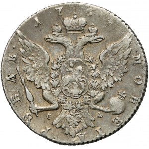 Rosja, Katarzyna II, Rubel Petersburg 1764 CA