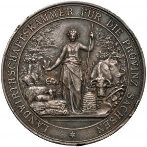 Germany, Medaille Landwirtschaftskammer für die Sachsen