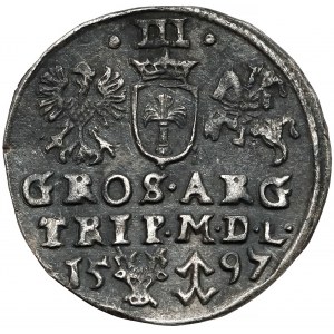 Zygmunt III Waza, Trojak Wilno 1597