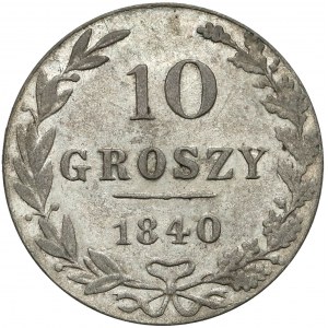 10 groszy 1840 MW, Warszawa