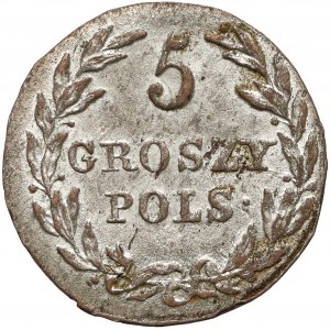 5 groszy polskich 1816 IB