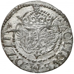 Zygmunt III Waza, Szeląg Wilno 1618 - odwrócony monogram