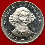 Próba (Ag) 100 złotych 1973 Kopernik - mała głowa