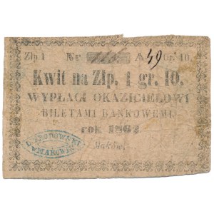 Maków, K. Bordowski, 1 złoty 10 groszy 1862