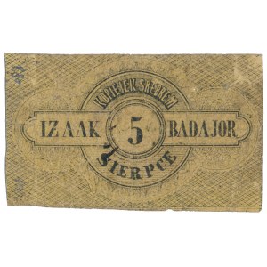 Sierpce, Izaak Badajor, 5 kopiejek 1861