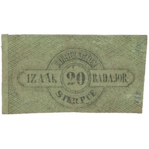 Sierpce, Izaak Badajor, 20 kopiejek 1861