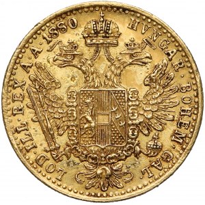 Austria, Franz Joseph I, Ducat 1880