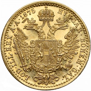 Austria, Franz Joseph I, Ducat 1875