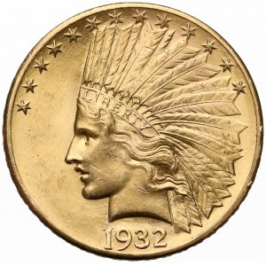 USA, 10 dolarów 1932 - Indian Head