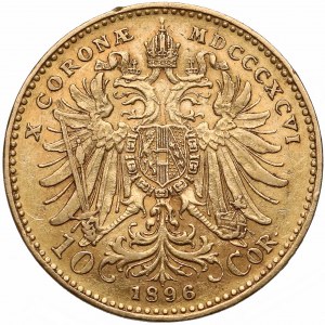Austria, Franz Joseph I, 10 corona 1896