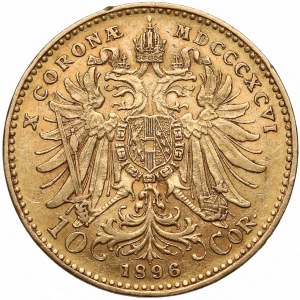 Austria, Franz Joseph I, 10 corona 1896