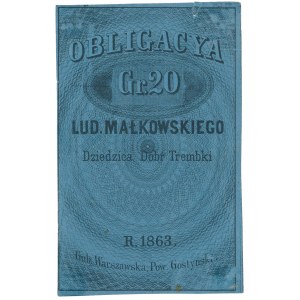 Trembki / Giżyce, Ludwik Małkowski, 20 groszy 1863