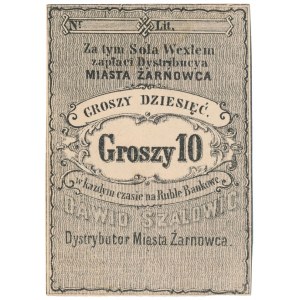 Żarnowiec, Dawid Szalowic, 10 groszy (XIX w.)
