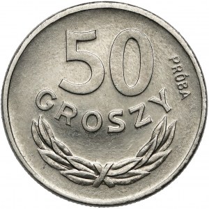 Próba NIKIEL 50 groszy 1949