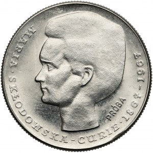 Próba NIKIEL 10 złotych 1967 Skłodowska